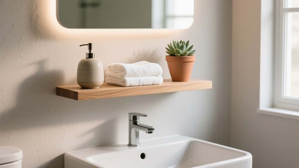 Best Small Shelf Placement in Your Bathroom