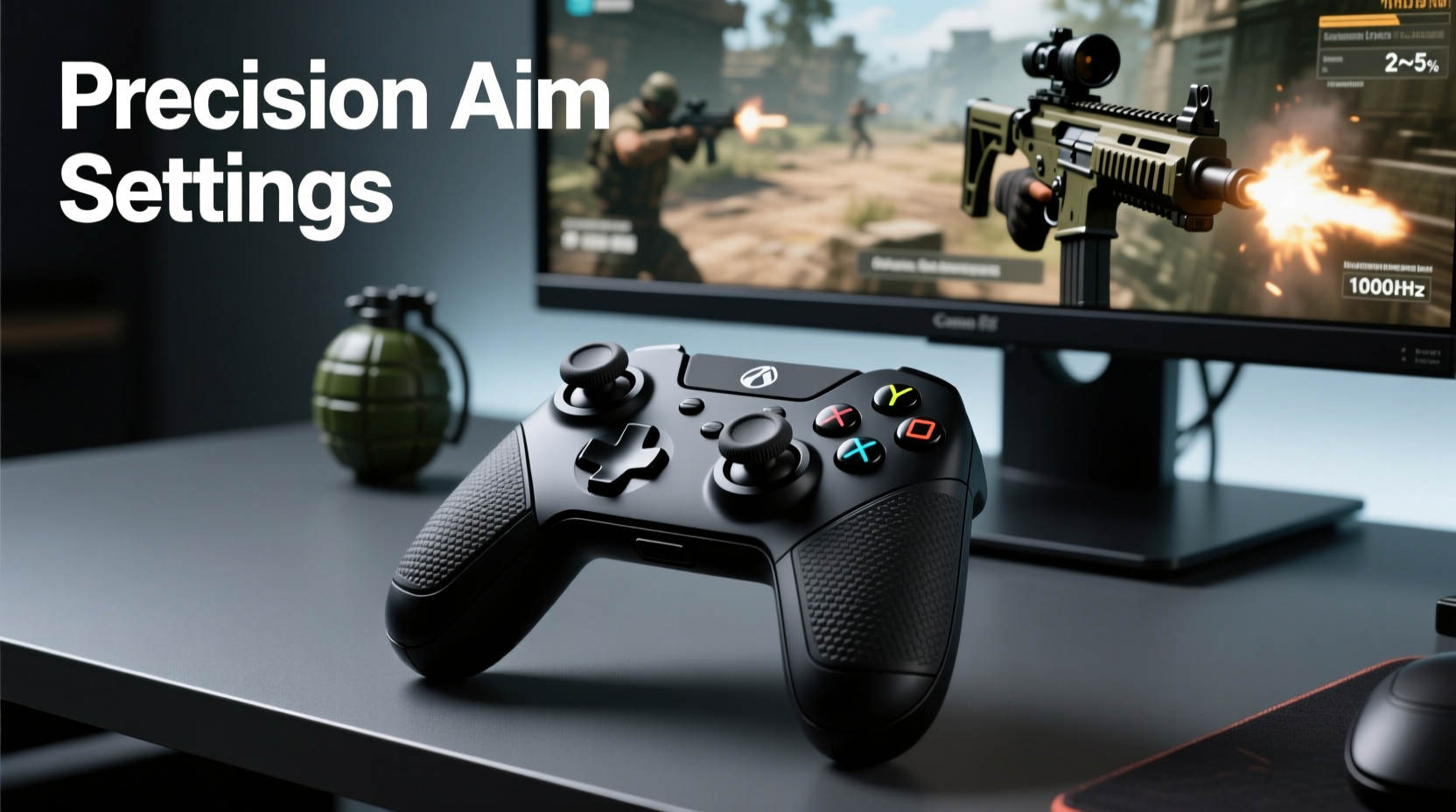 best controller settings for precise aiming in shooter games