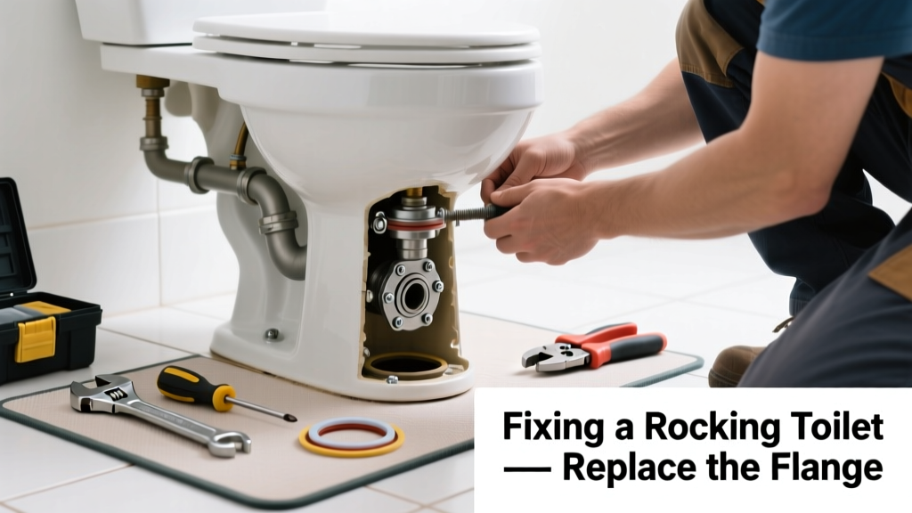 Fix a Rocking Toilet by Replacing the Faulty Flange