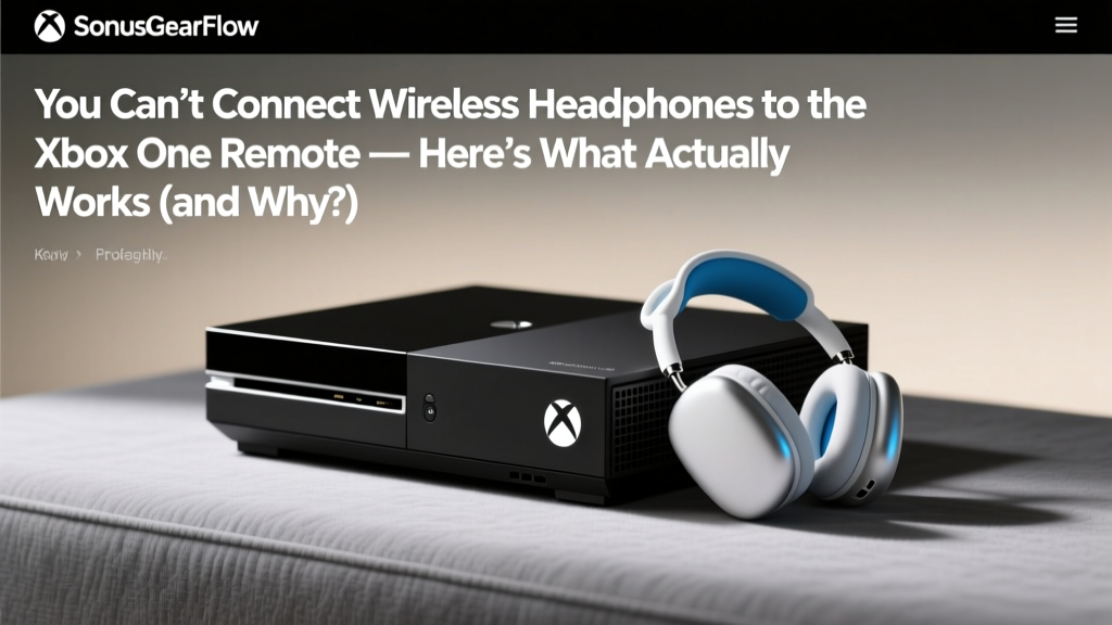 How To Connect Wireless Headphones To Xbox One Remote (2026)