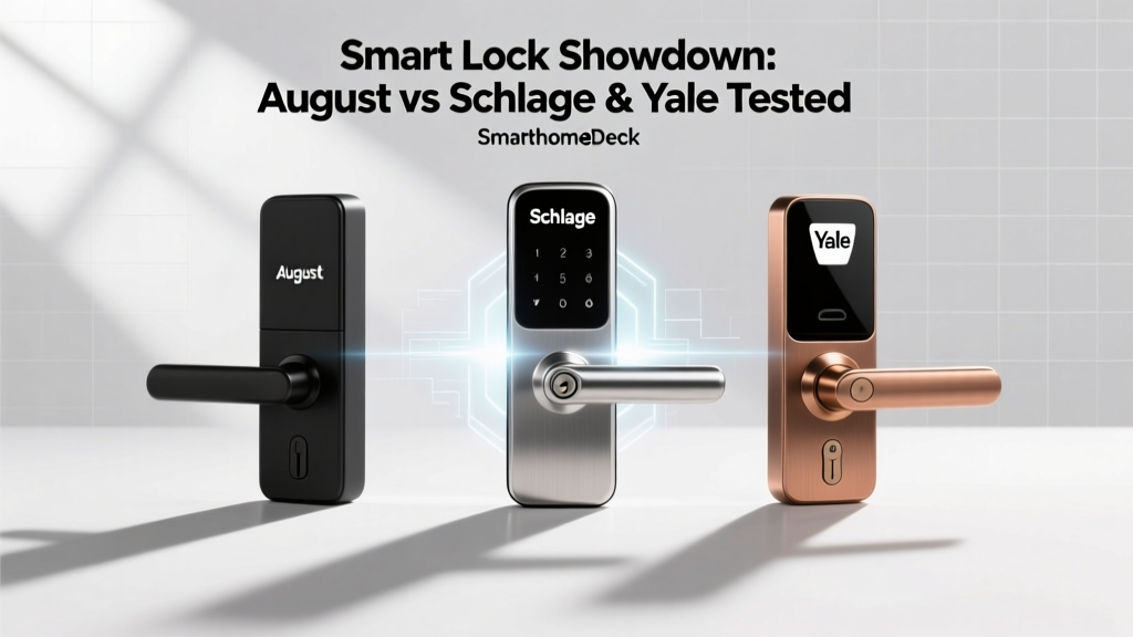 Smart Lock Showdown: August vs Schlage vs Yale Tested