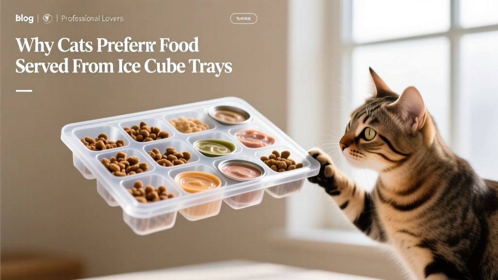 Why Cats Prefer Food Served From Ice Cube Tray