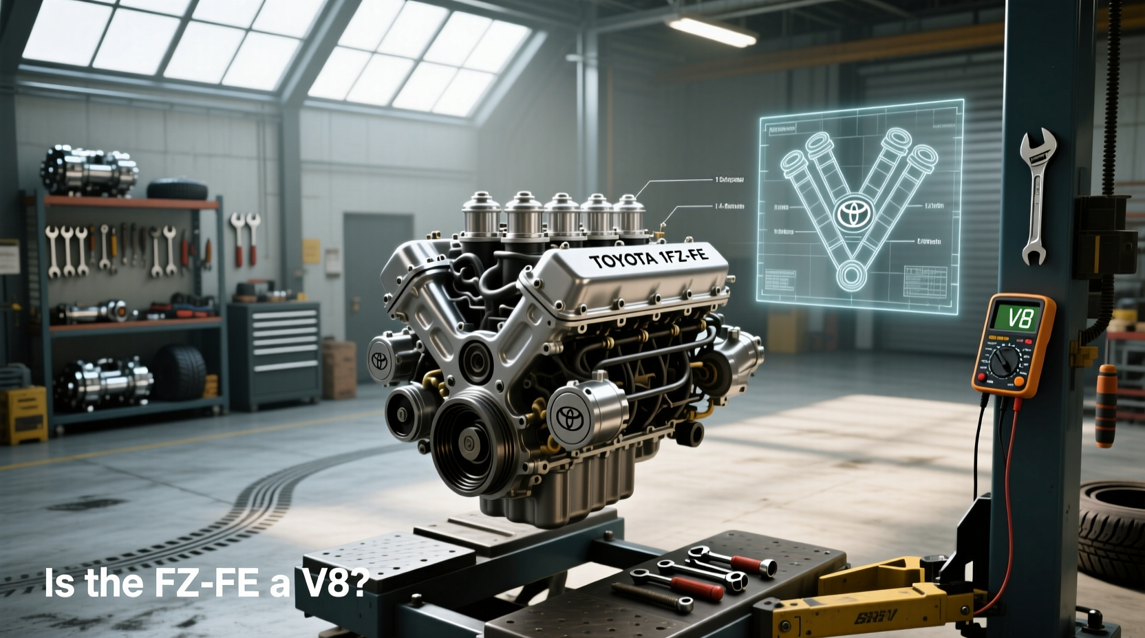 1fz fe engine is it a v8 what to know