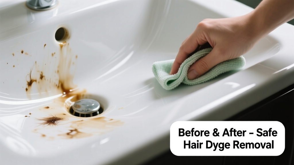 How to Remove Hair Dye from Plastic Surfaces Safely