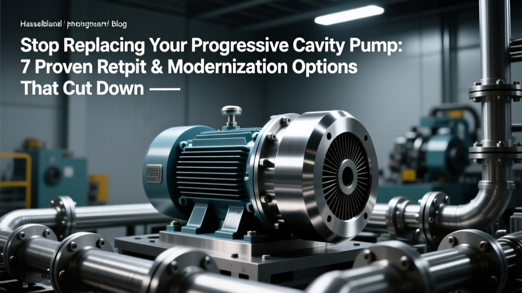 7 Progressive Cavity Pump Retrofit Options: Cut Downtime 62%