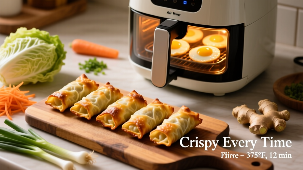 Crispy Frozen Egg Rolls in Air Fryer: Easy Guide