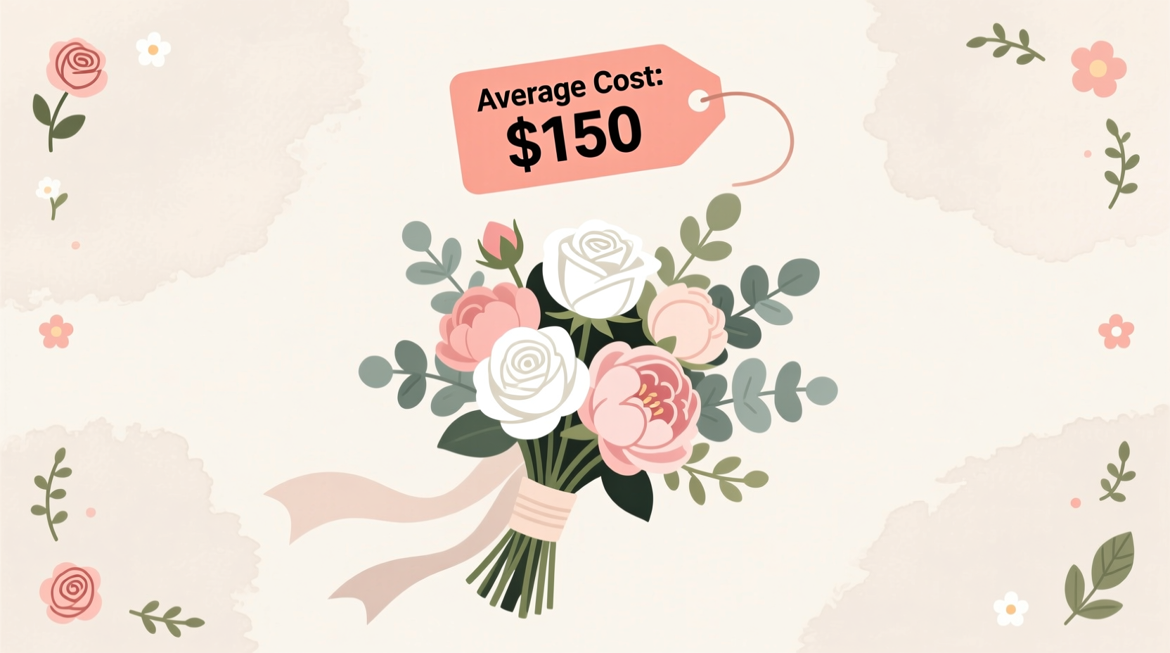 how much does a wedding bouquet of flowers cost