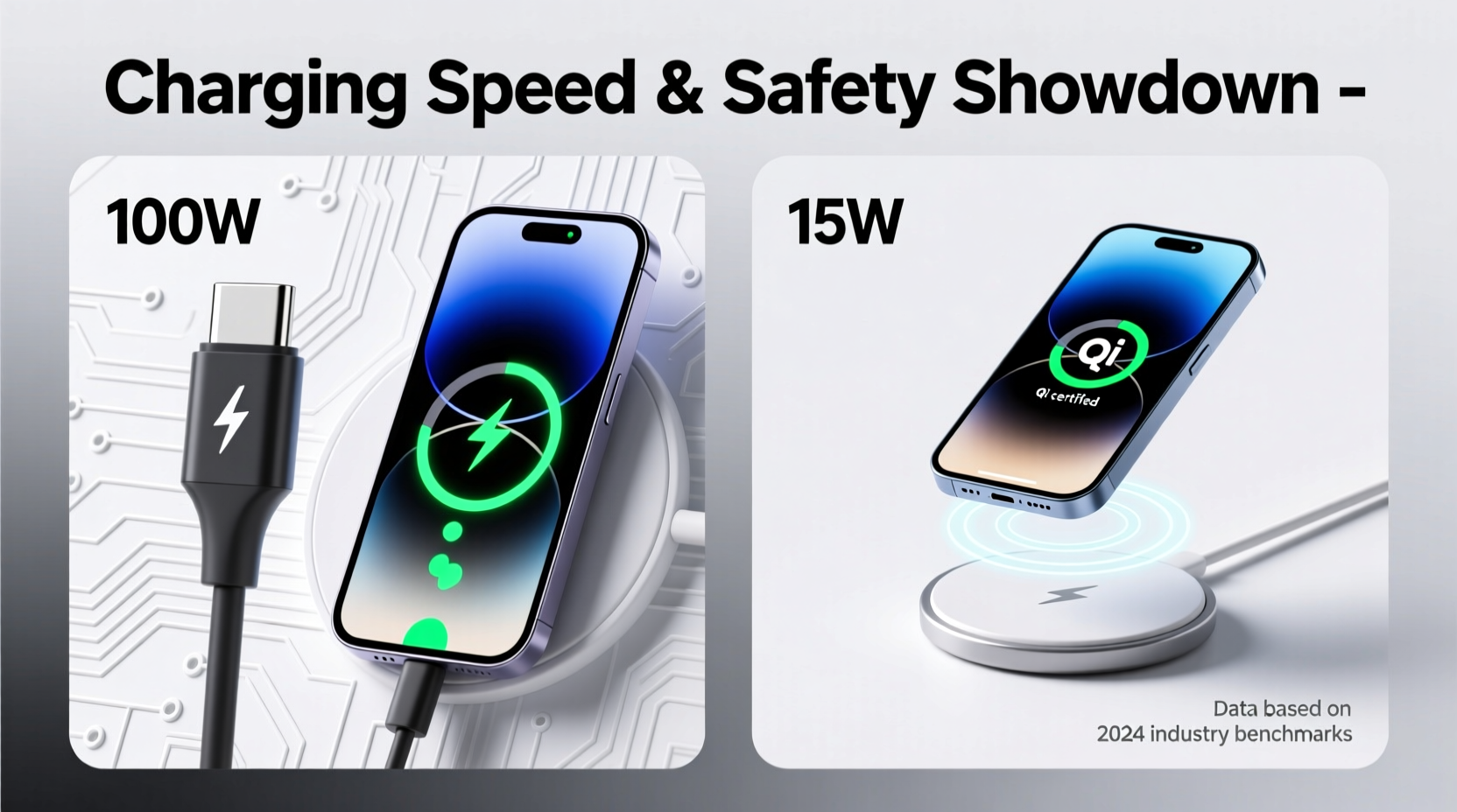 wireless charging pads vs cables which is faster and safer