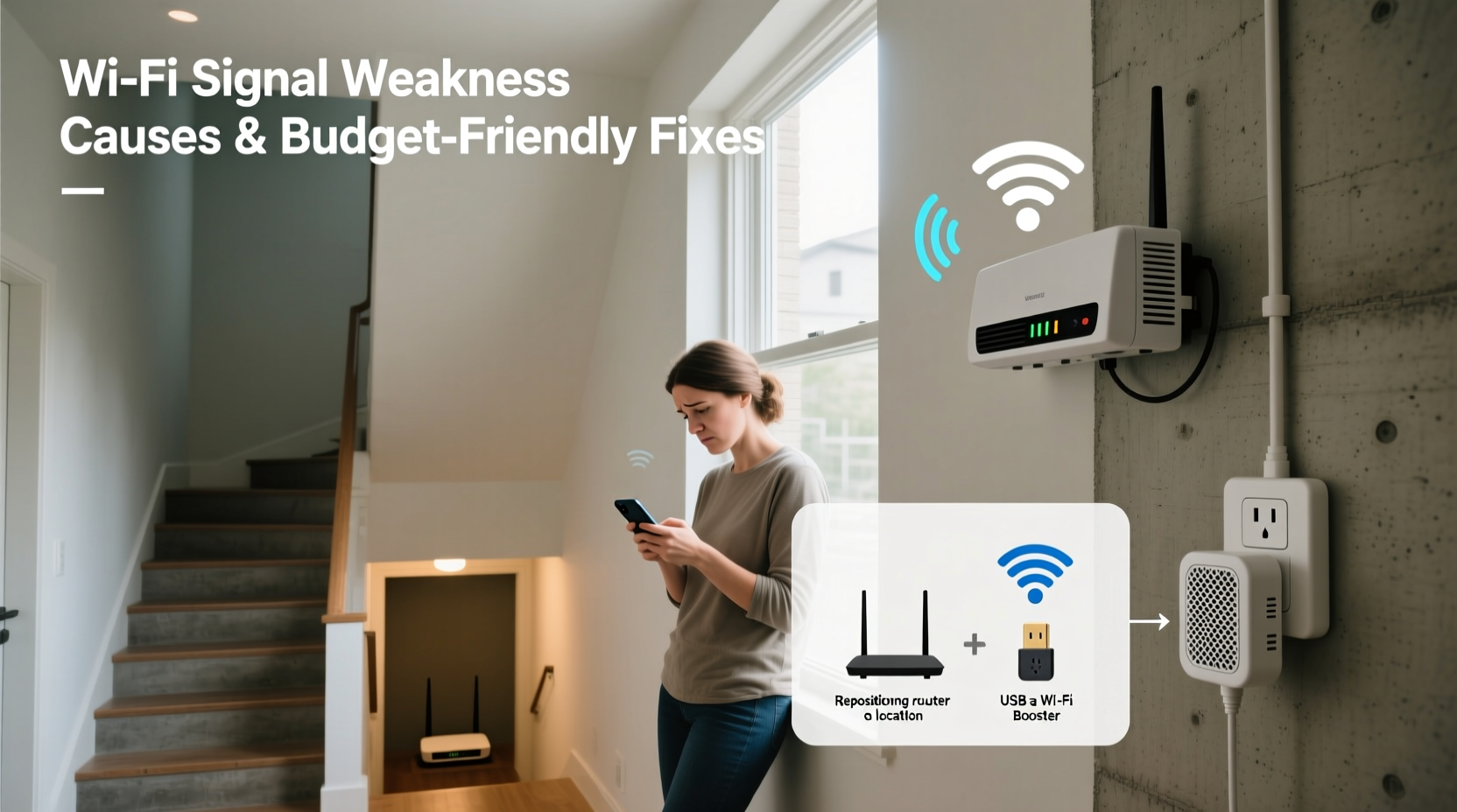 why is my wifi slower upstairs and how to boost signal without spending a fortune