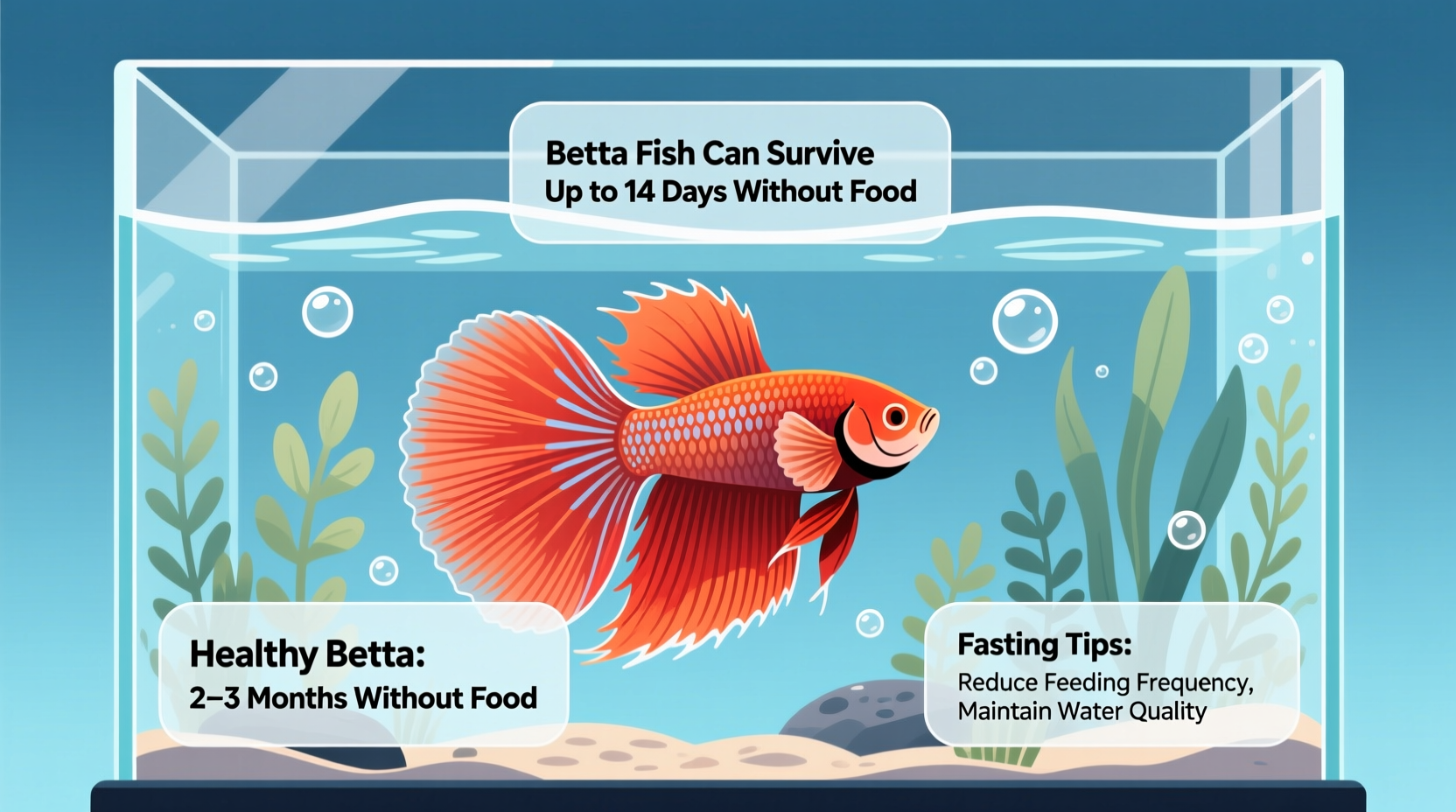 How Long Can a Betta Survive Without Food: 10-14 Days