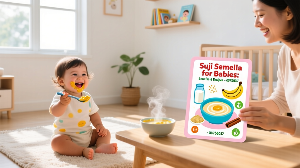 Suji (Semolina) for Babies: Evidence-Based Benefits, Age-Appropriate Preparation Guidelines, and 6 Pediatrician-Approved Recipes