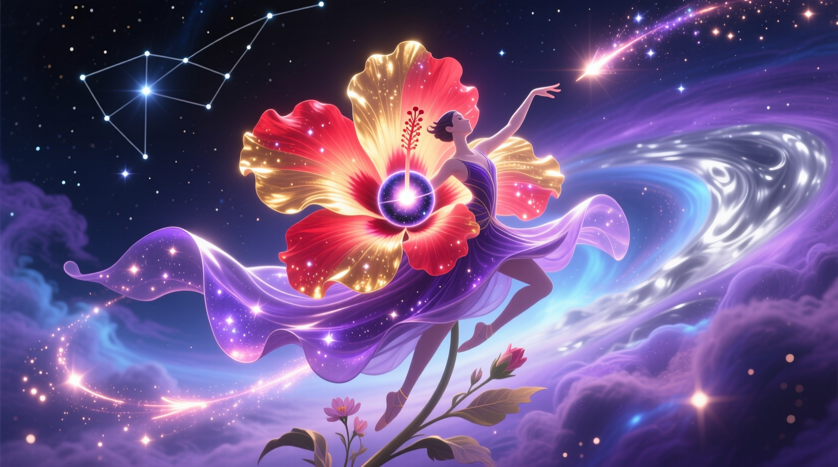 hibiscus cosmic dancer