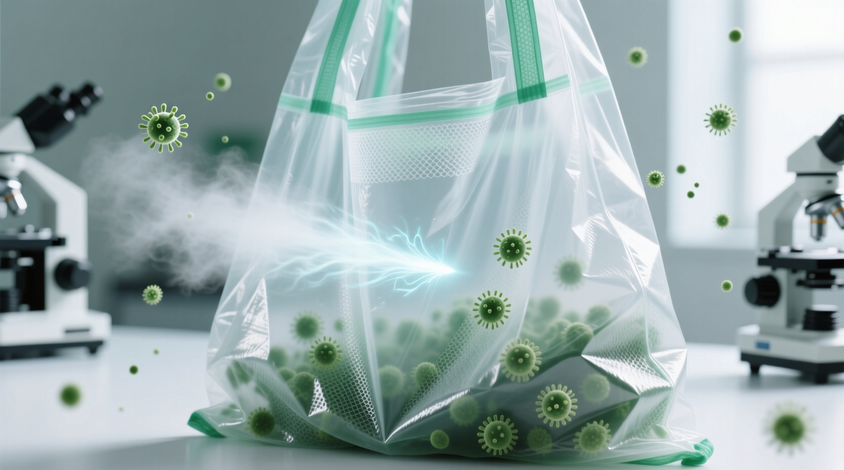 how to deodorize recycled polyester grocery bags