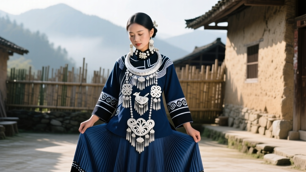 Miao Silver Jewelry & Pleated Skirts: Guizhou Folk Dress Guide