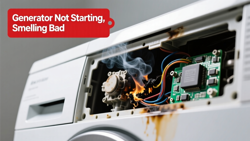 Generator Not Starting & Smelling Bad: Quick Diagnosis