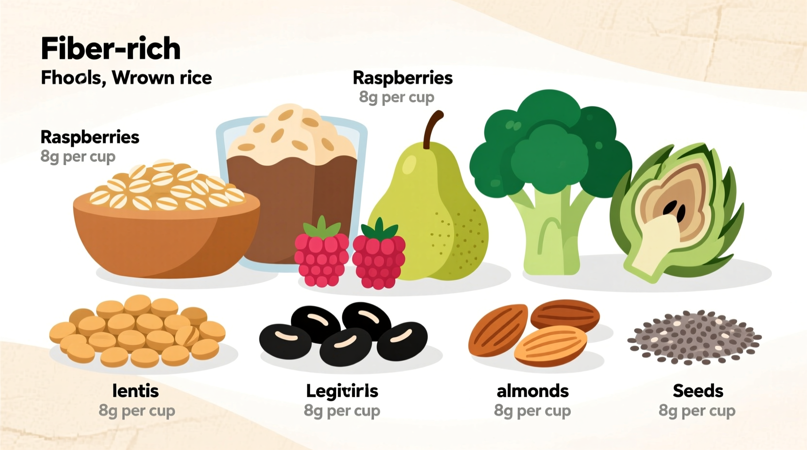 what foods are fiber