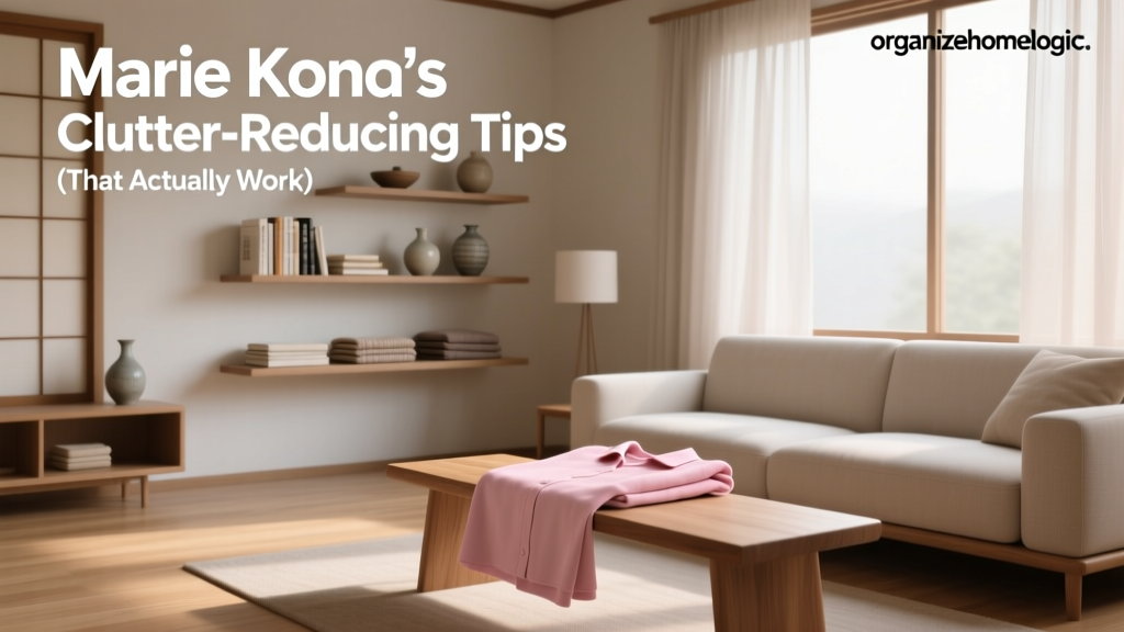 Marie Kondo's Clutter-Reducing Tips (That Actually Work)