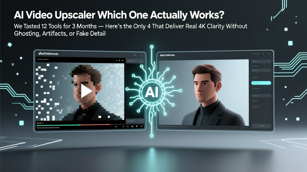 AI Video Upscaler Which One Actually Works? We Tested 12 Tools for 3 Months — Here’s the Only 4 That Deliver Real 4K Clarity Without Ghosting, Artifacts, or Fake Detail