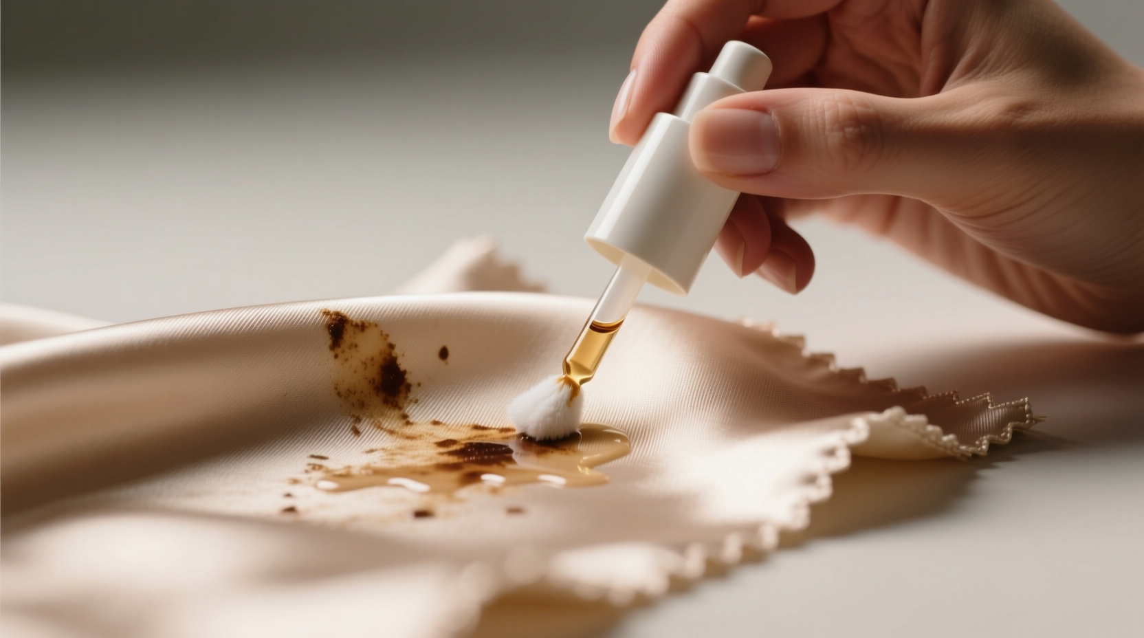 how to remove foundation stains from satin pillowcases