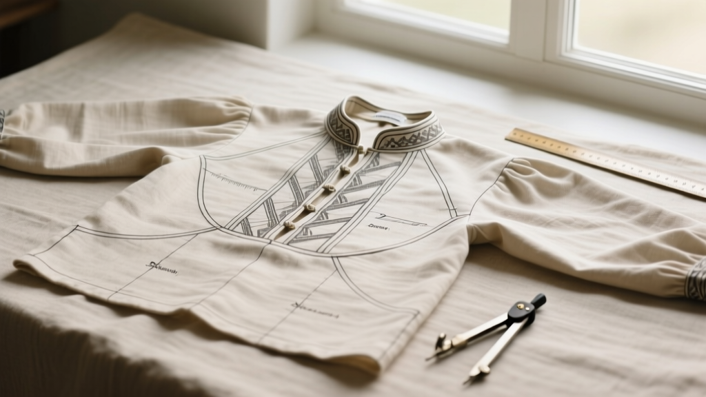 Drafting the Traditional Bunad Skjorte: Zero-Waste Patterns 2026