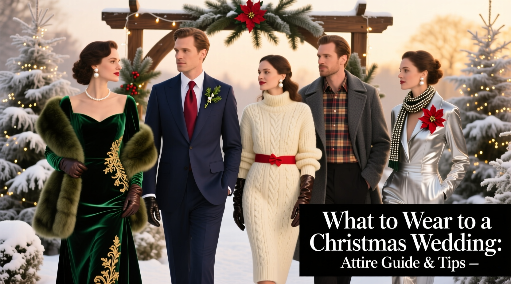 a christmas wedding tail