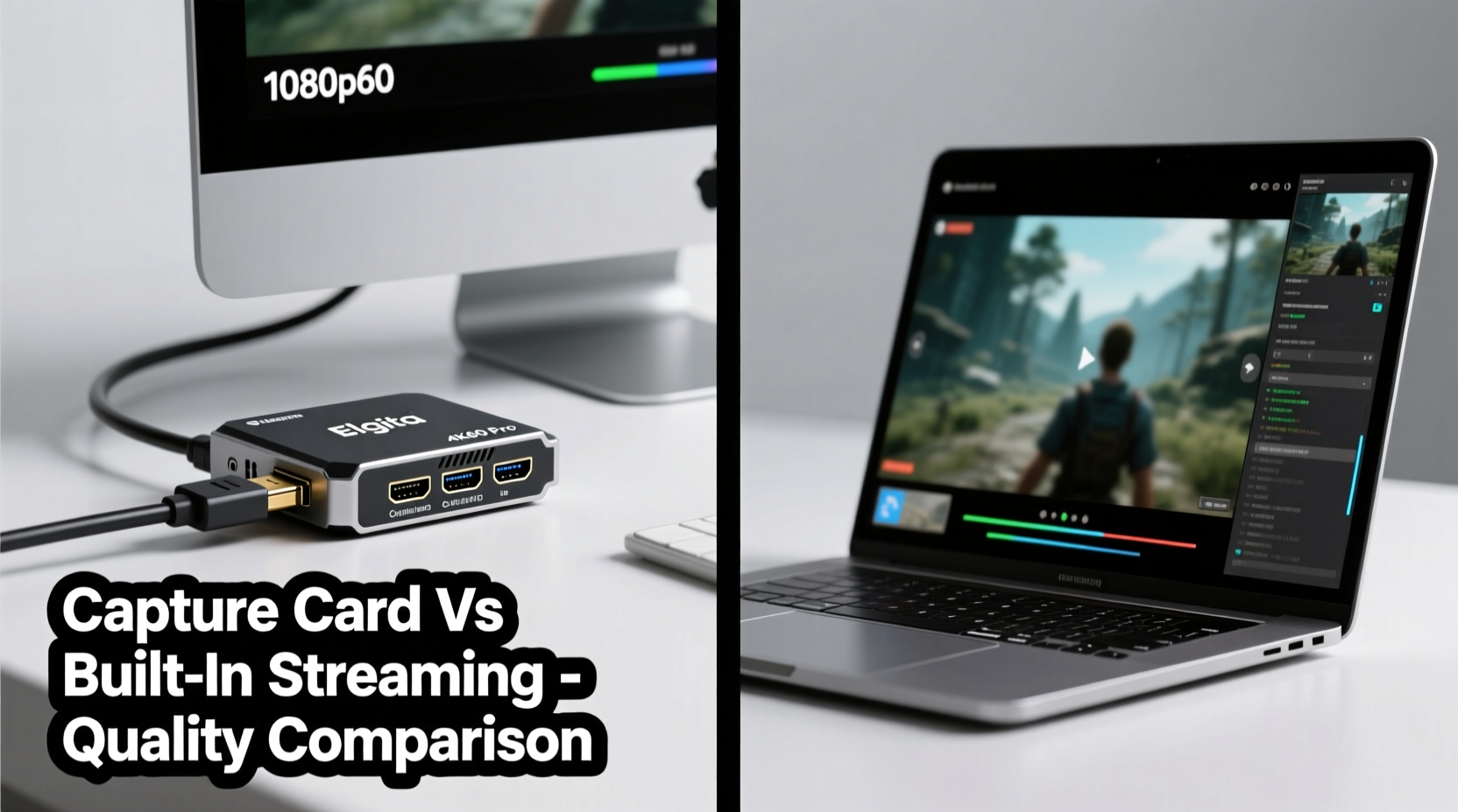 capture card vs built in streaming which gives better quality for twitch