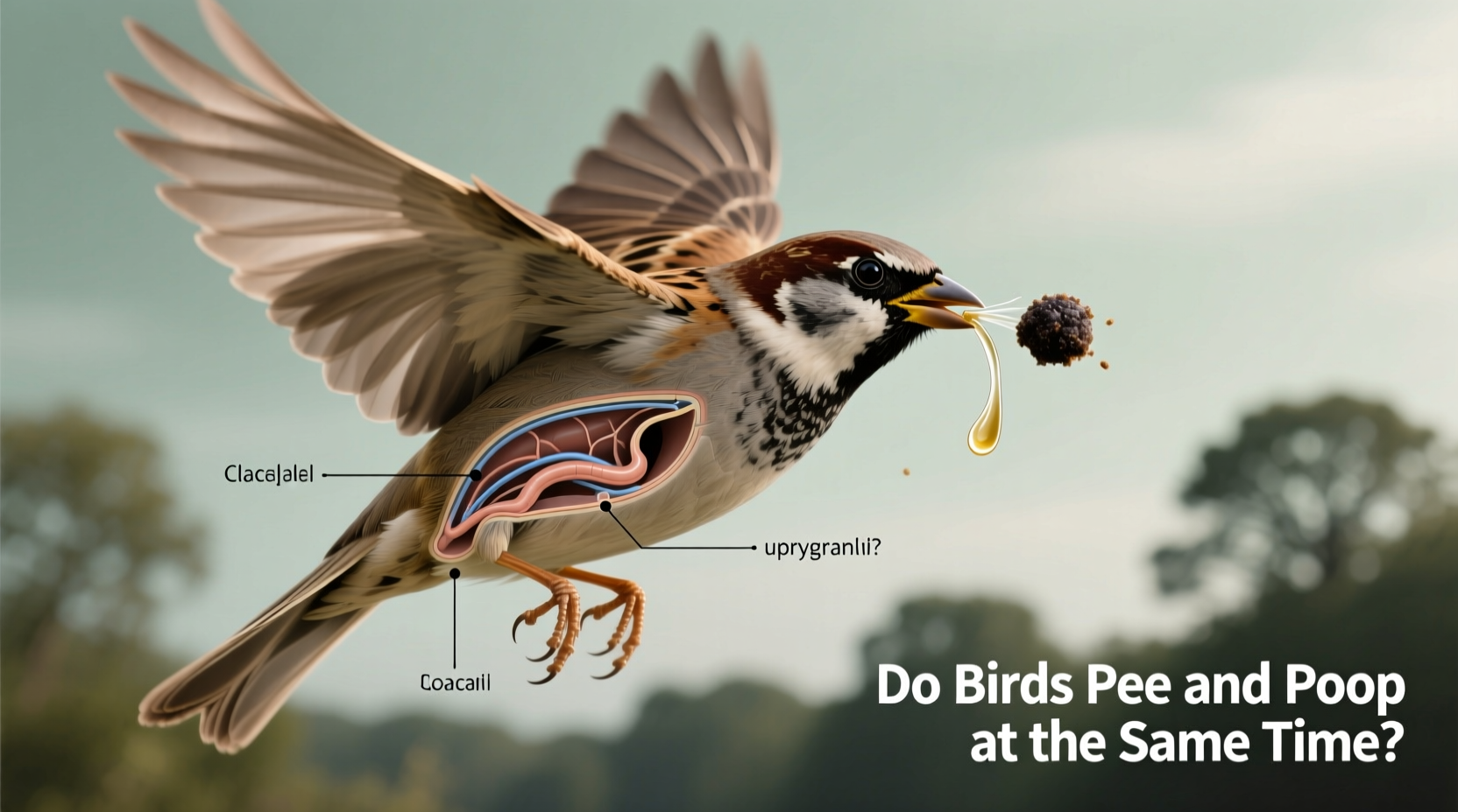 Do Birds Pee and Poop at the Same Time?