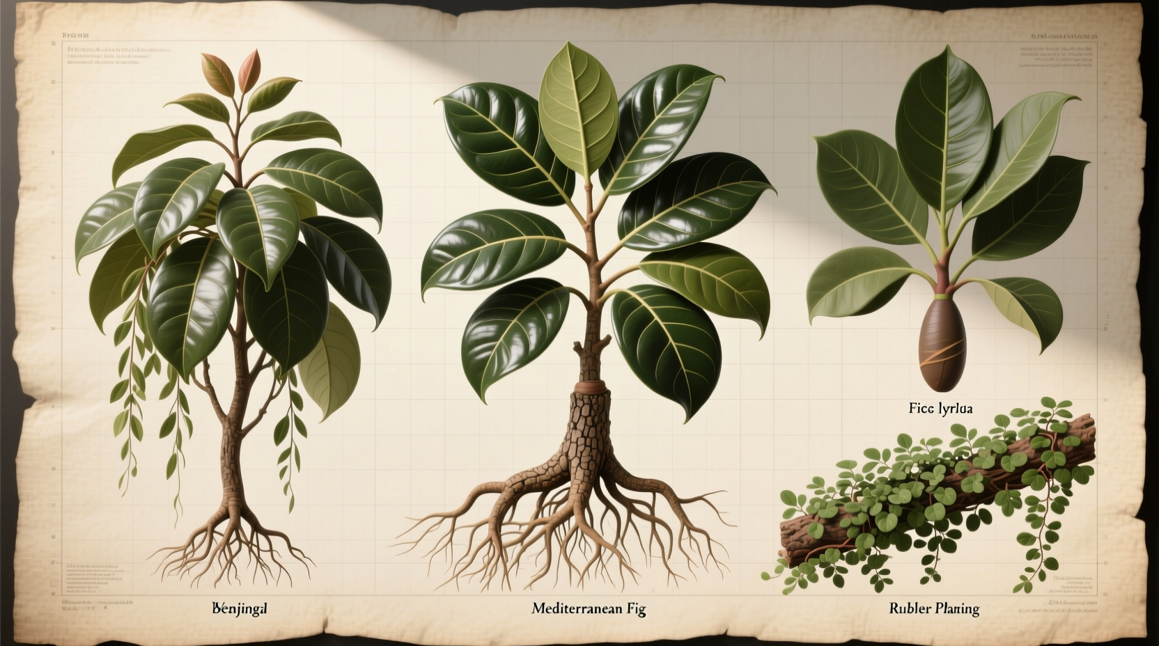 types of ficus