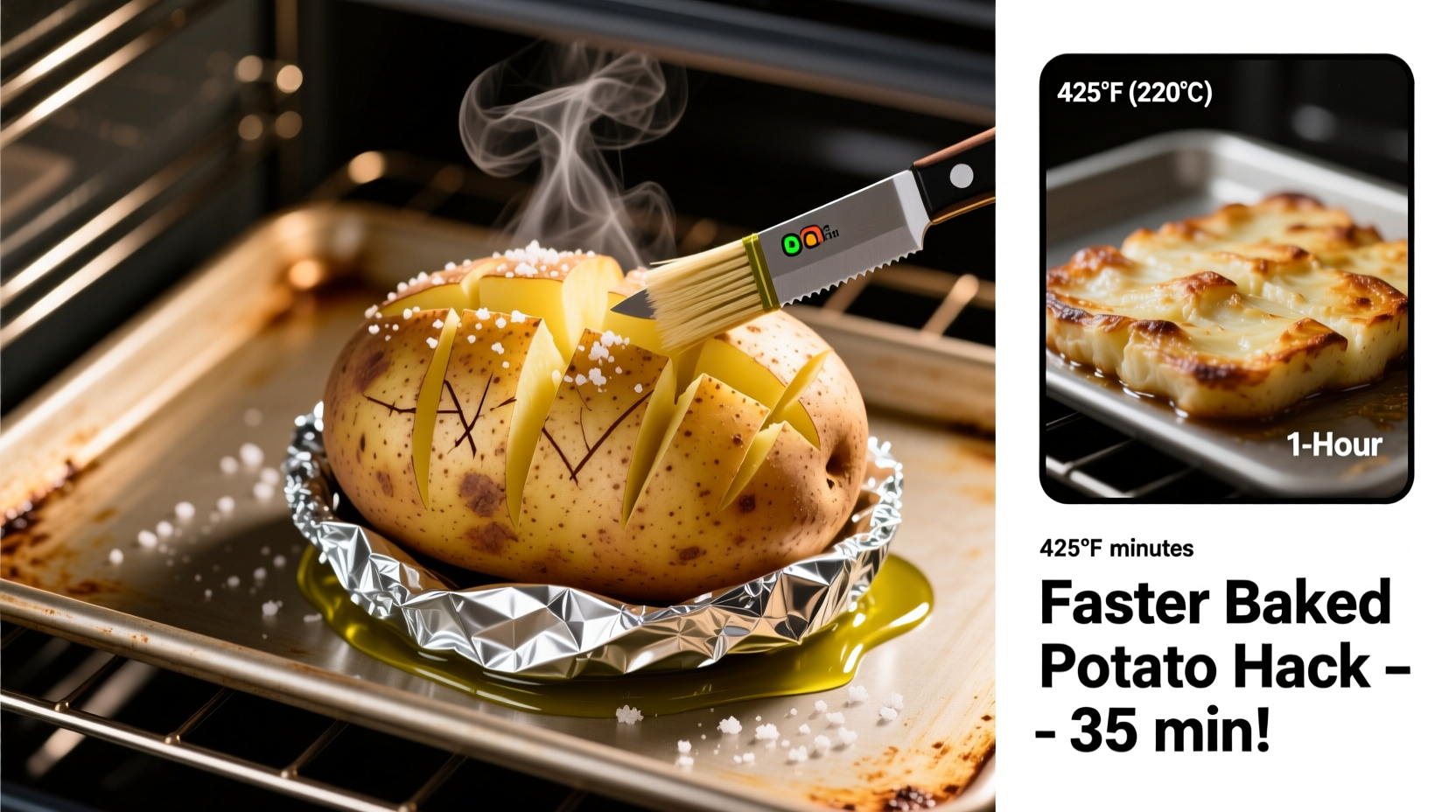 25-Minute Baked Potato: Fast Method That Actually Works