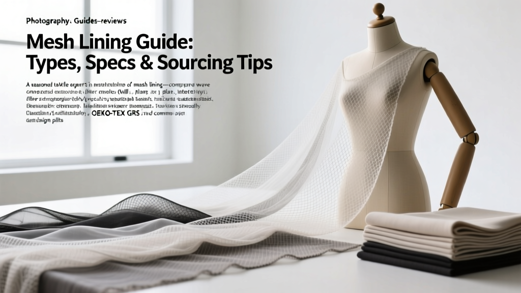 Mesh Lining Guide: Types, Specs & Sourcing Tips