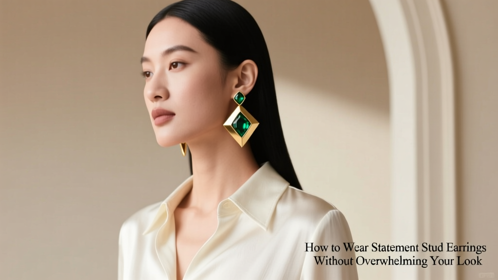 Statement Stud Earrings: Style Guide Without the Overload