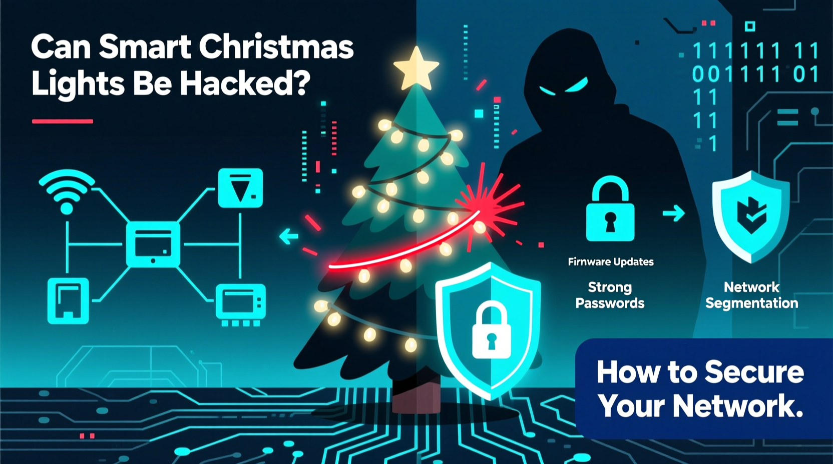 can smart christmas lights be hacked and how to secure your network