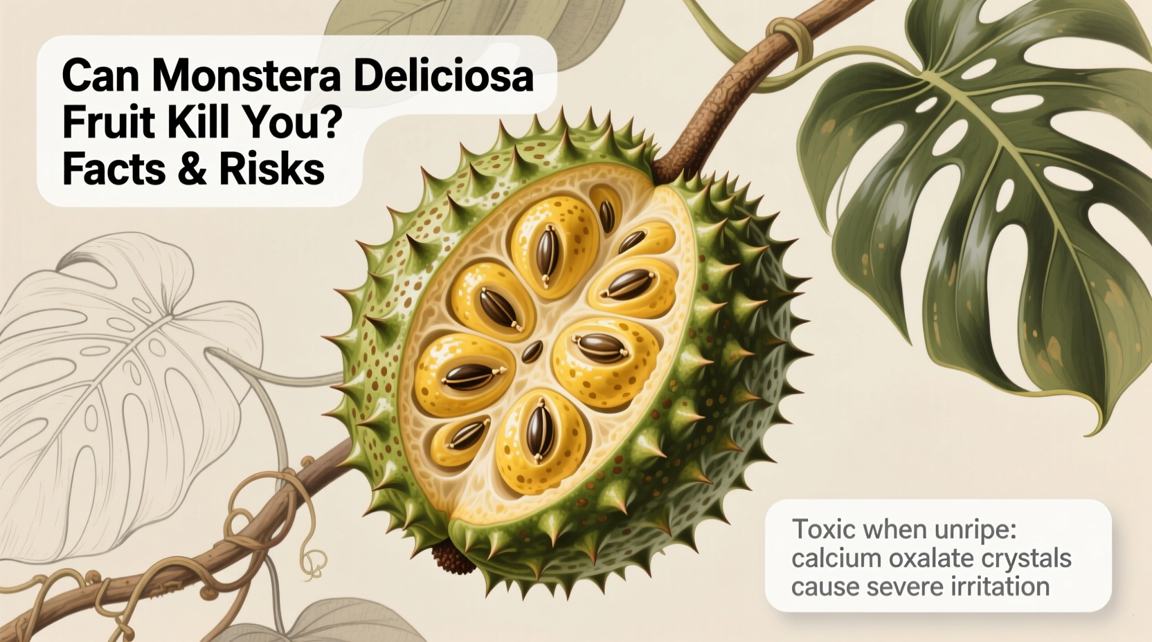 Is Monstera Fruit Safe to Eat? | TheHomeSprouts