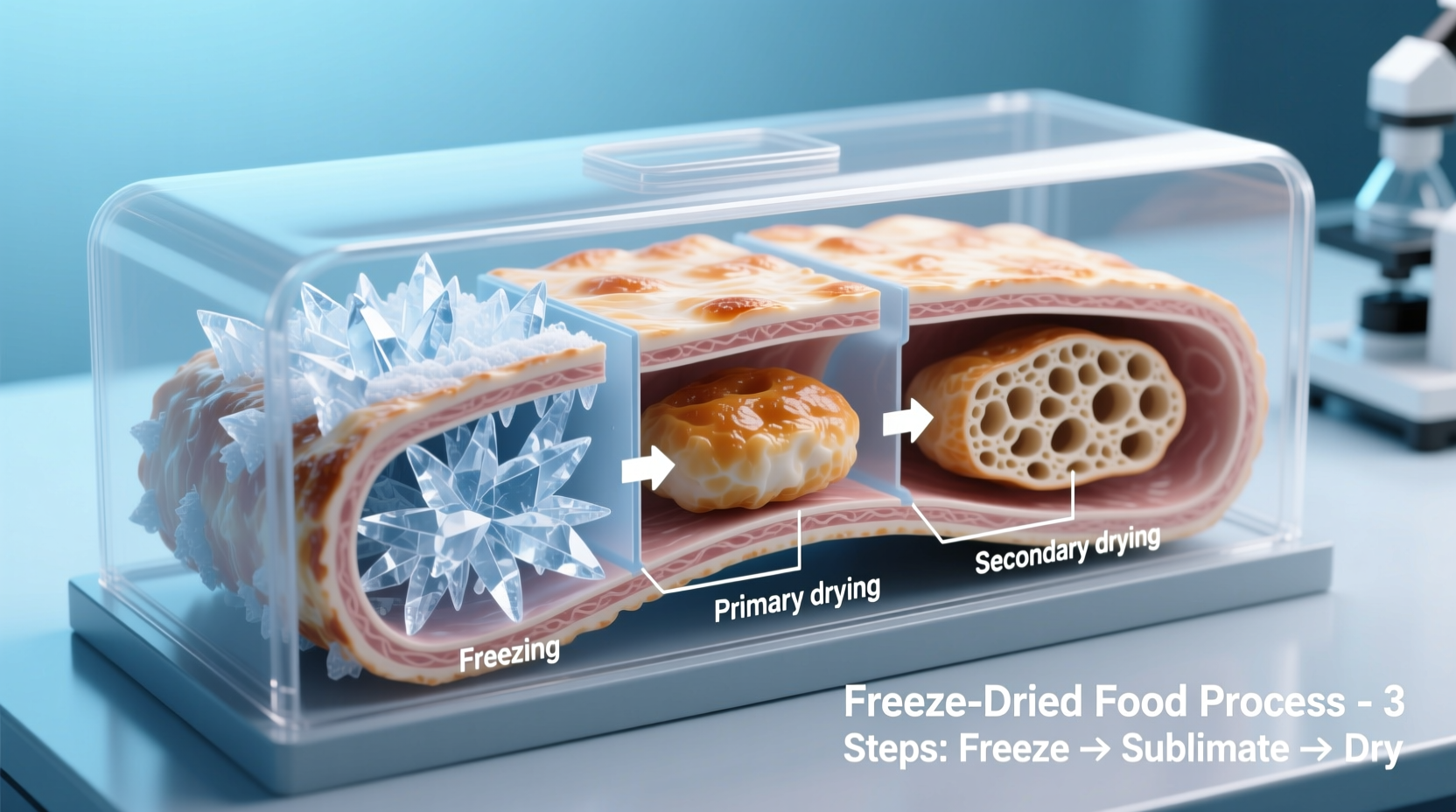 How Freeze Drying Preserves Food Through Sublimation Process