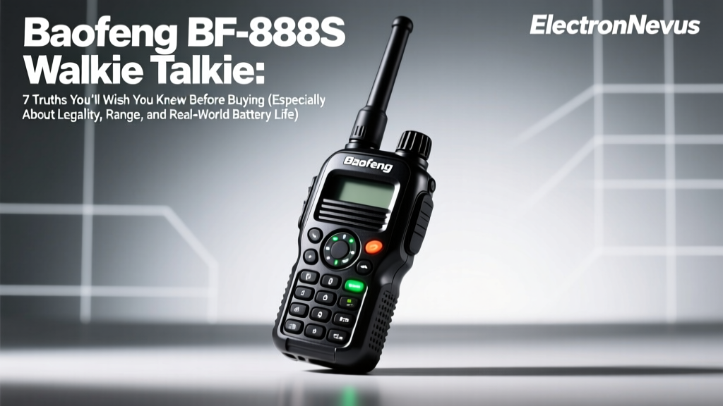 Baofeng BF-888S Walkie Talkie: 7 Truths You’ll Wish You Knew Before Buying (Especially About Legality, Range, and Real-World Battery Life)