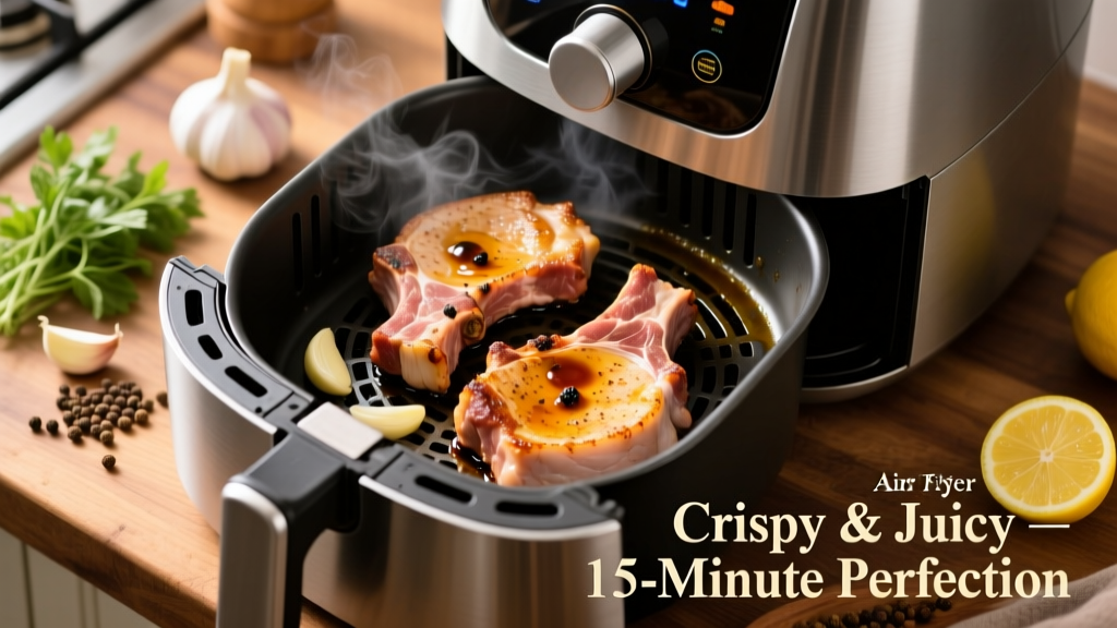 Best Ninja Air Fryer Pork Chop Recipe (Crispy & Juicy)