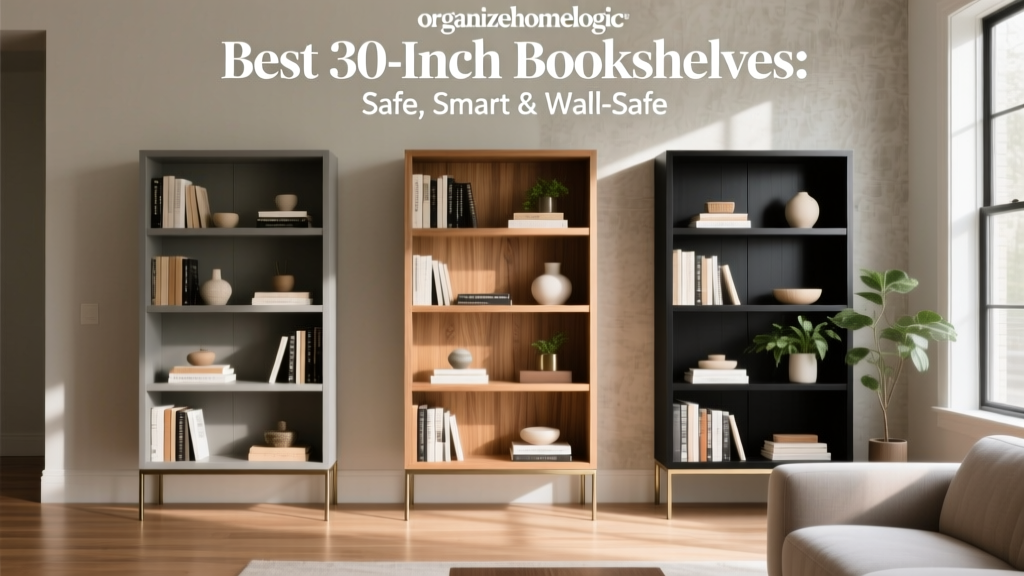 Best 30-Inch Bookshelves: Safe, Smart & Wall-Safe