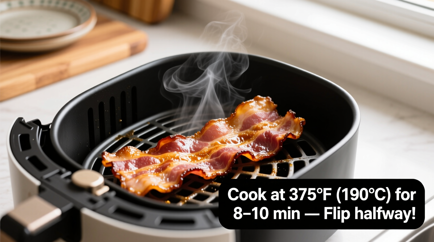 how to cook bacon in an air fryer