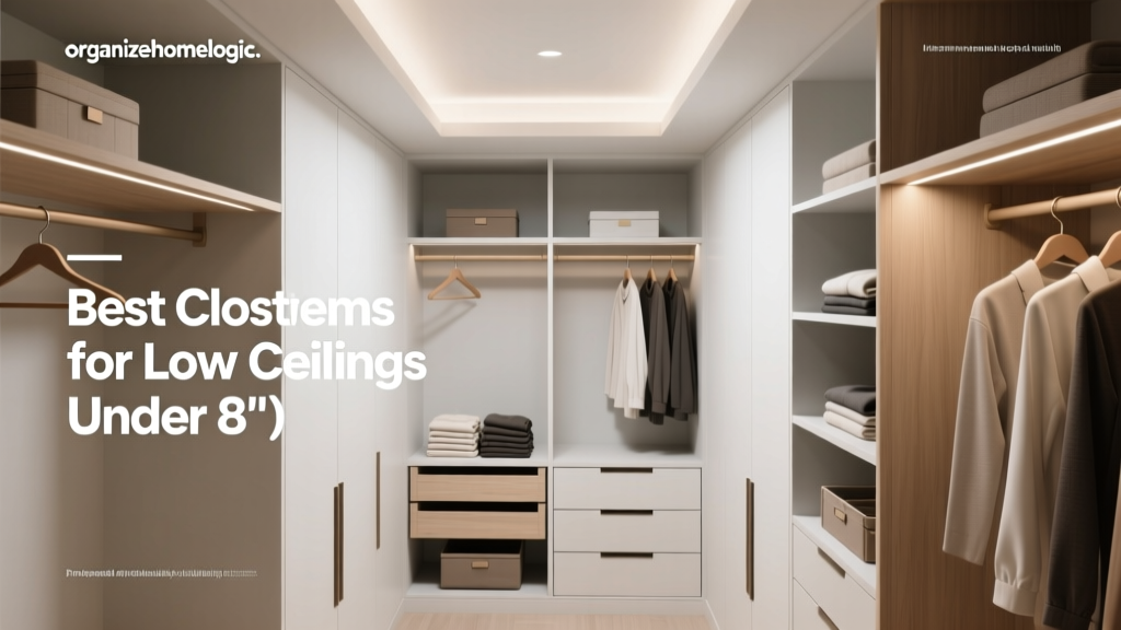 Best Closet Systems for Low Ceilings (Under 8')