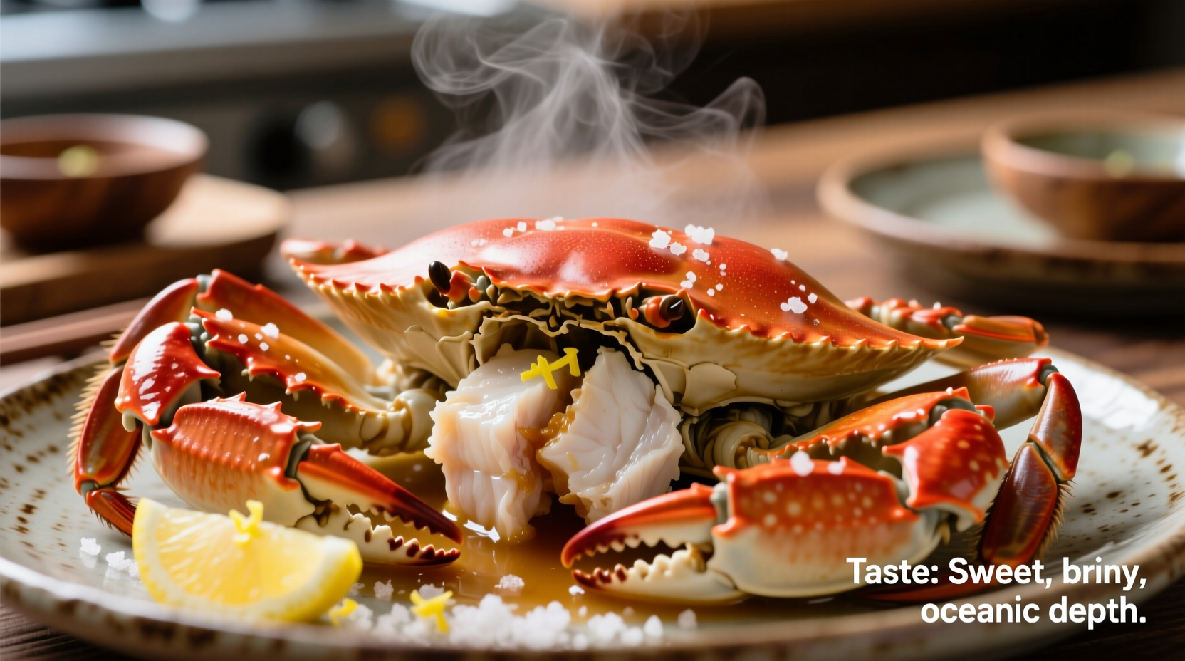 what does crab taste like