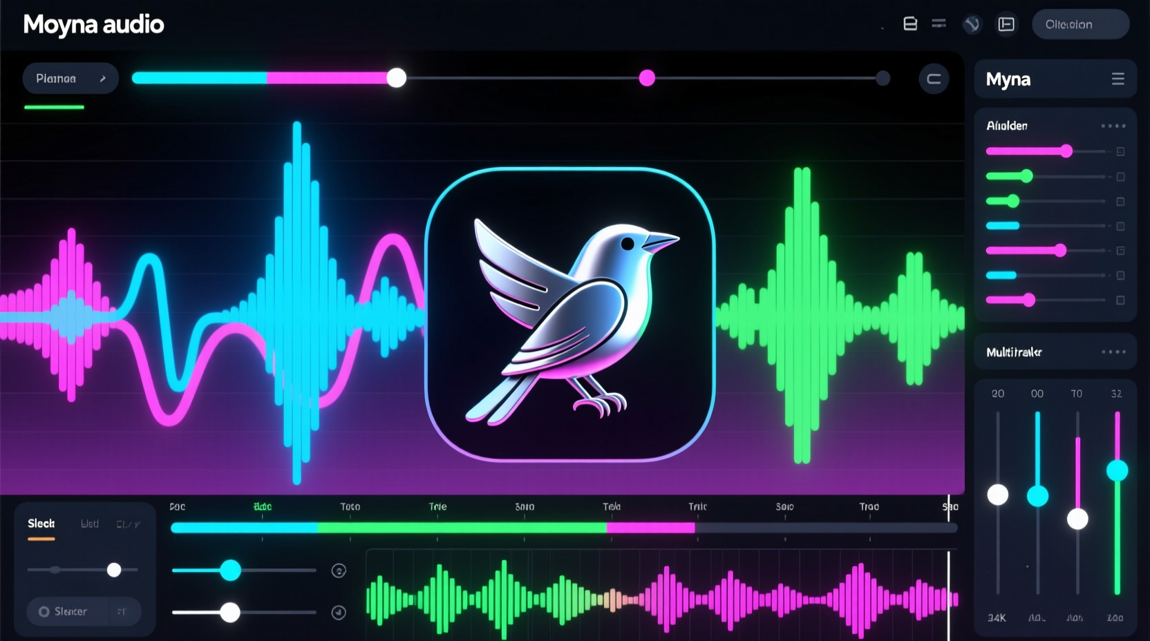 myna is an awesome multi track audio editor for anyone