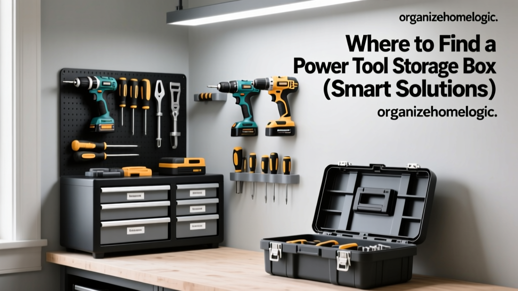 Where to Find a Power Tool Storage Box (Smart Solutions)