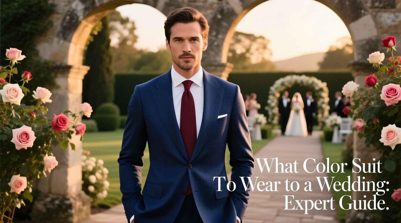 what color suit for wedding