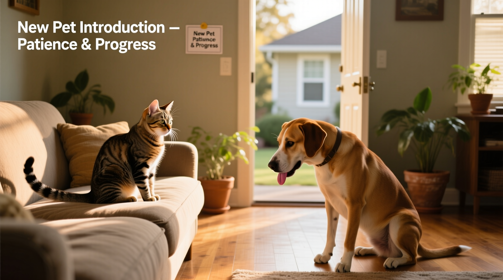 how to safely introduce a new cat to your dog without chaos