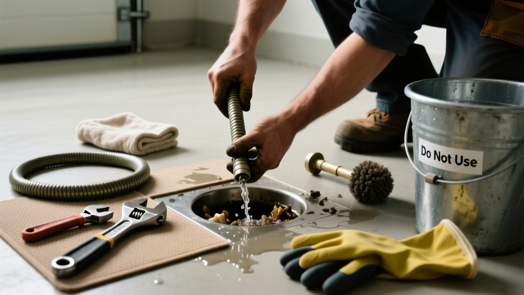 Fixing a Floor Drain That’s Backing Up or Clogged