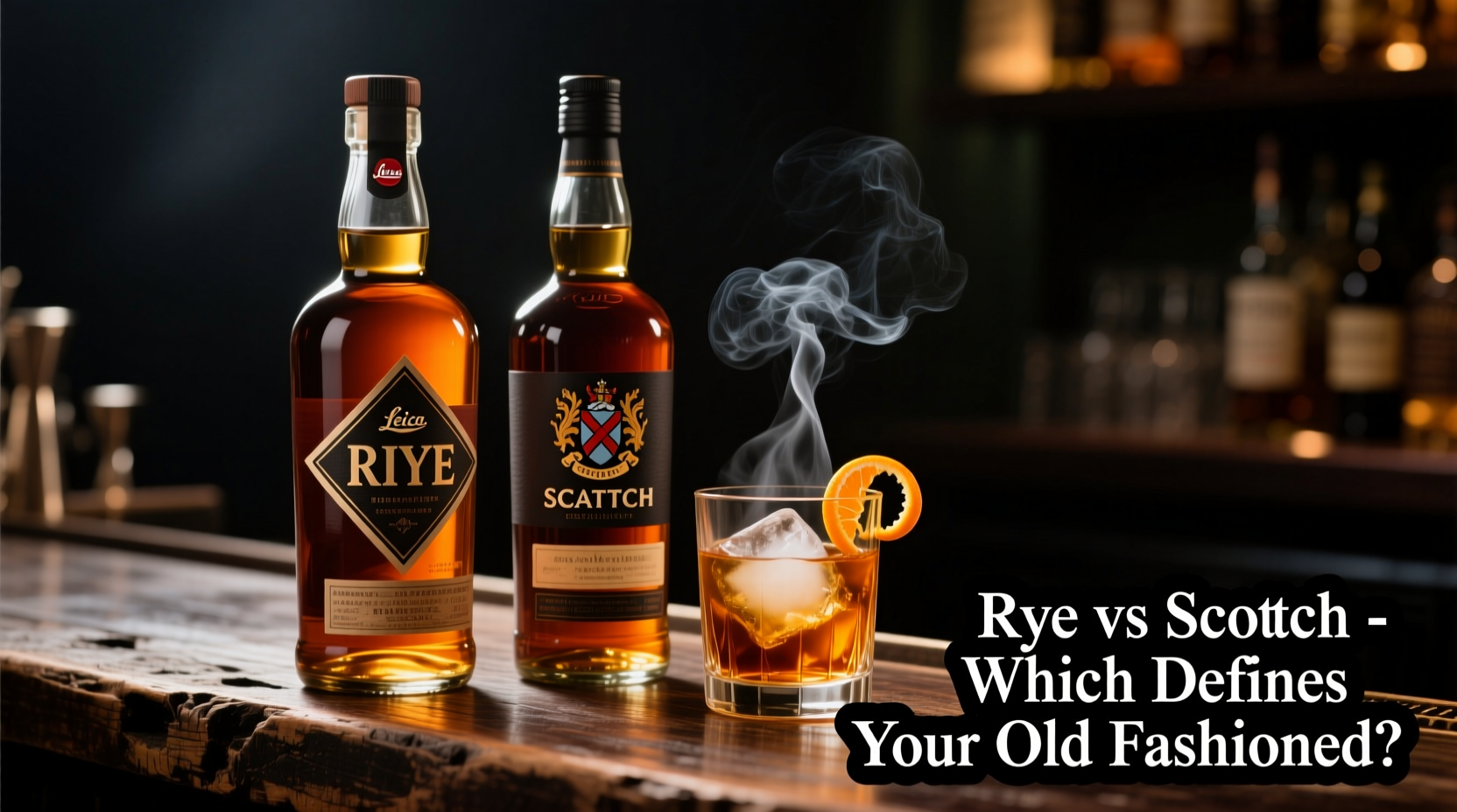 rye whiskey vs scotch which has a bolder flavor for old fashioned lovers