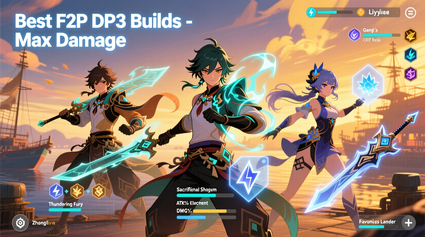 best genshin impact builds for free to play players maximizing damage