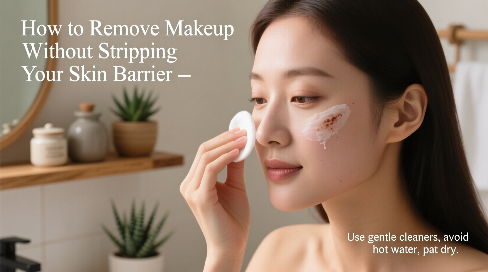 how to remove makeup without stripping your skin barrier