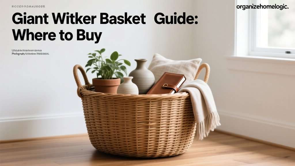 Giant Wicker Basket Buying Guide: Where to Buy