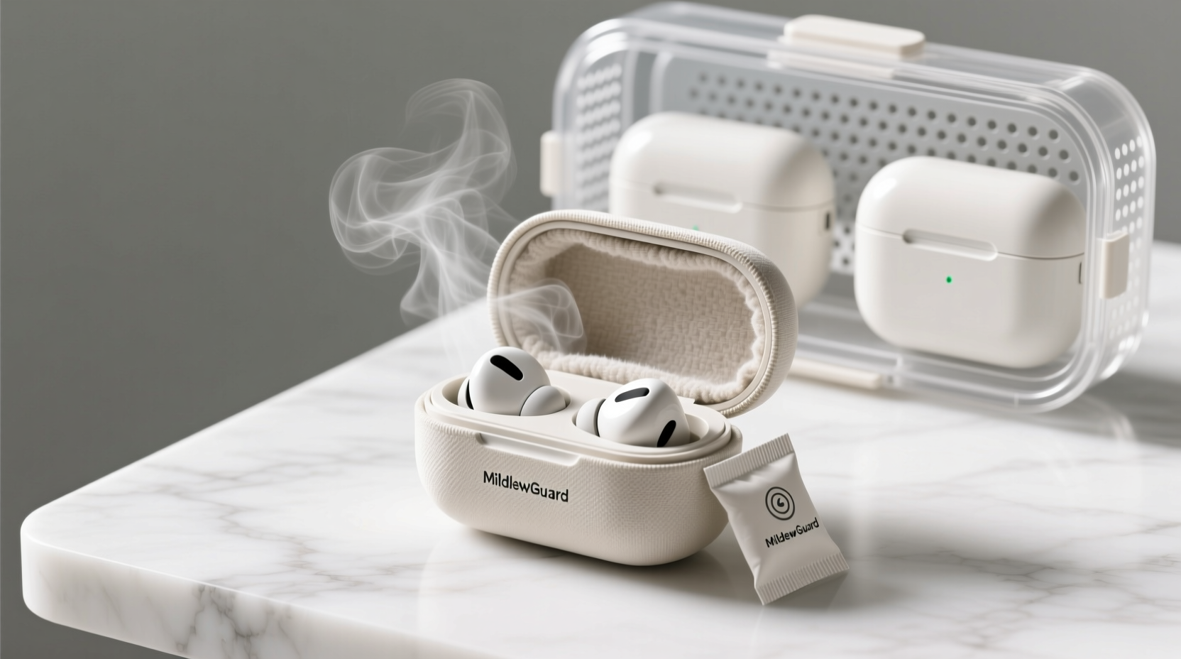 how to clean wireless earbud cases without mildew